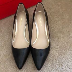 COACH Black size 5 M - 2 1/2 inch heels